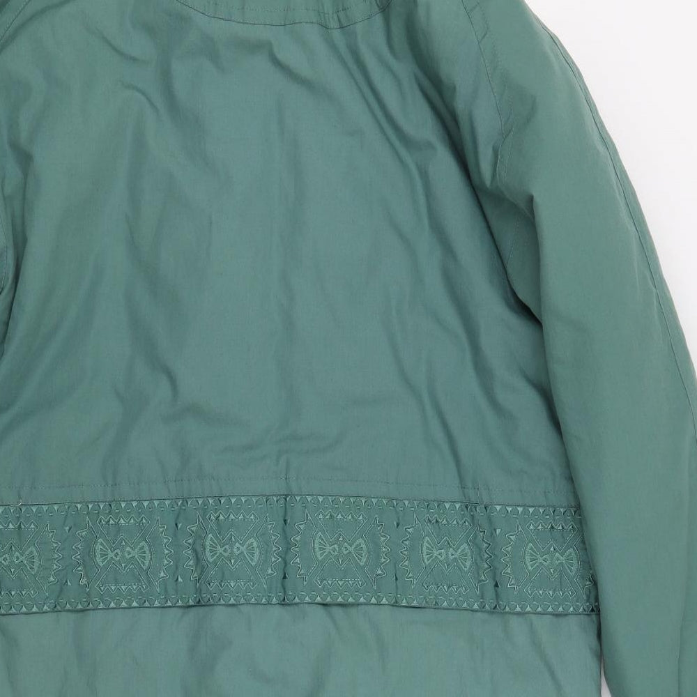 Kiabi Womens Green Overcoat Coat Size L