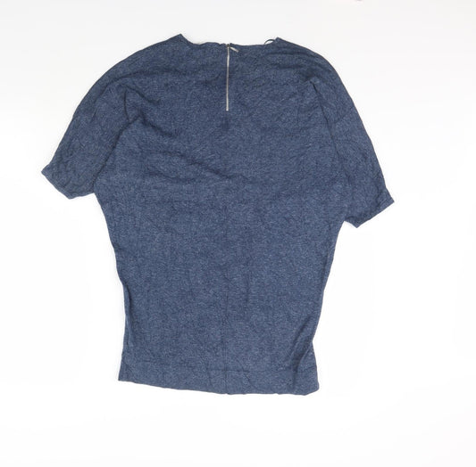 M&S Womens Blue Pullover Jumper Size 8