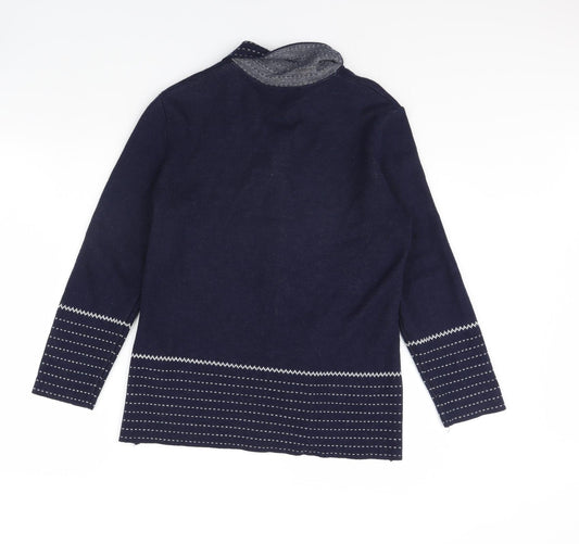 Les Essentiels Womens Blue Jacket Size 14