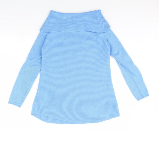 m&s Womens Blue Pullover Jumper Size 6