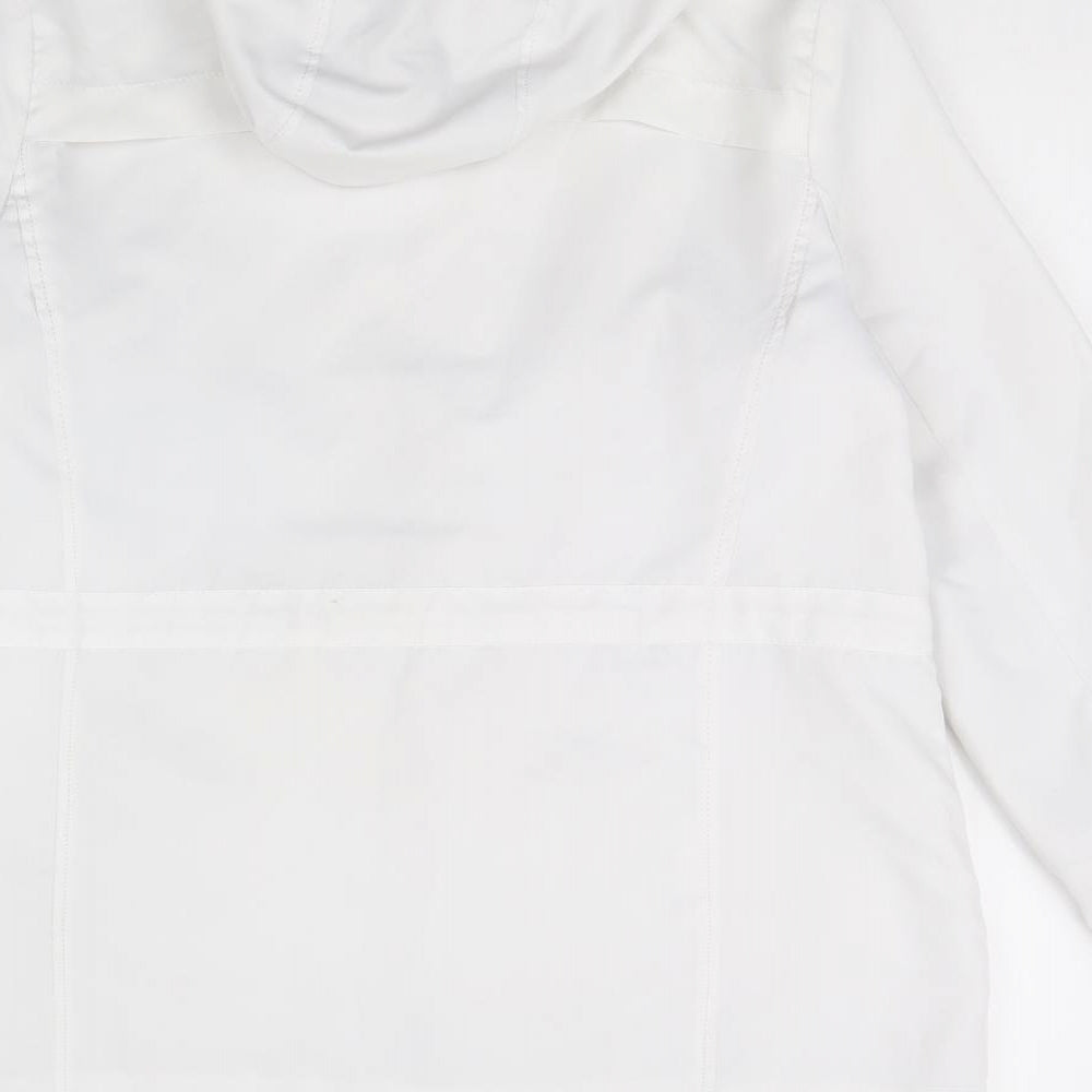 BM Womens White Jacket Coat Size 10