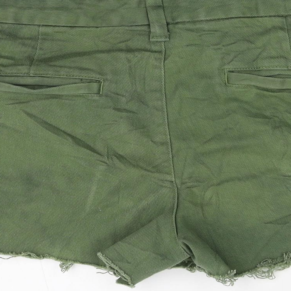 Gap Womens Green  Denim Hot Pants Shorts Size 10