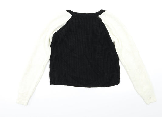 Select Womens Black Pullover Jumper Size 6