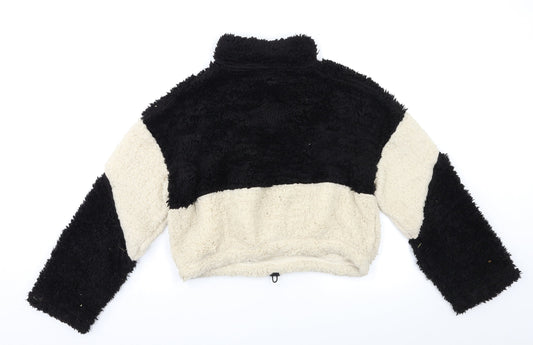 New Look Girls Black Pullover Sweatshirt Size 14 Years