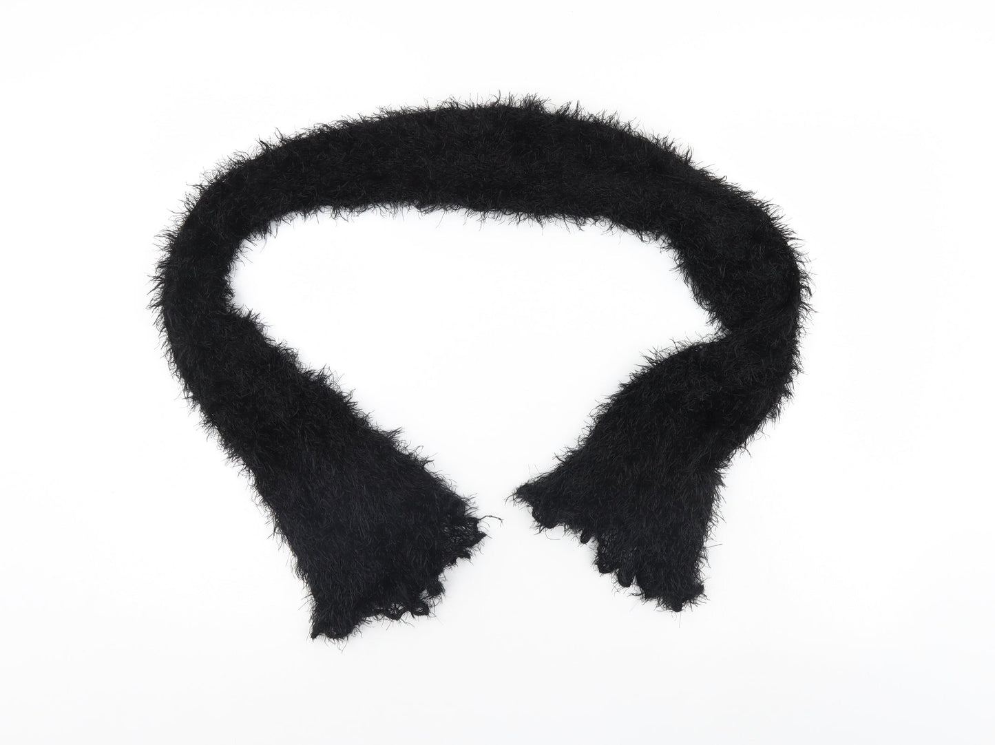 Preworn Womens Black Scarf