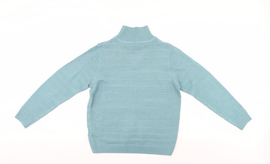 Isle Womens Blue Pullover Jumper Size 14
