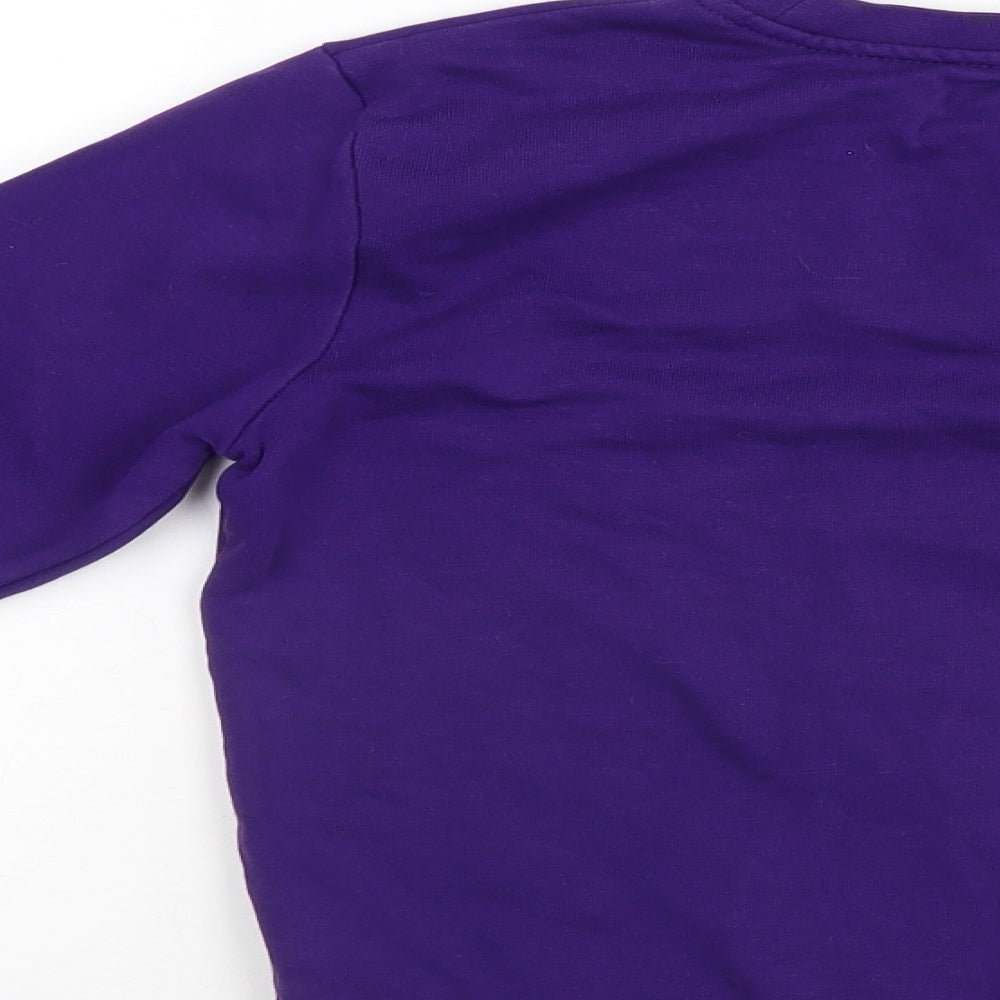 George Boys Purple Pullover Sweatshirt Size 8-9 Years