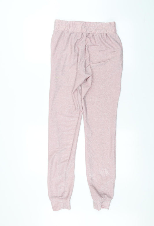 Preworn Womens Pink Trousers Size L L25 in
