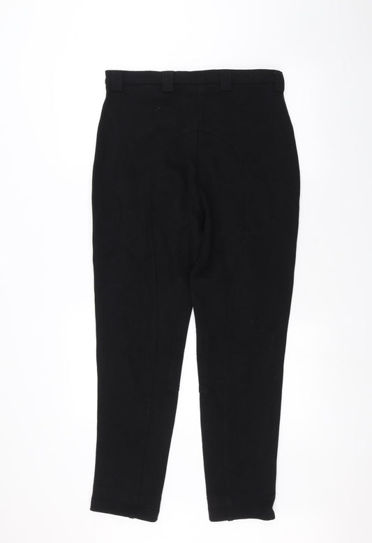 Preworn Womens Black Trousers Size 32 in L30 in