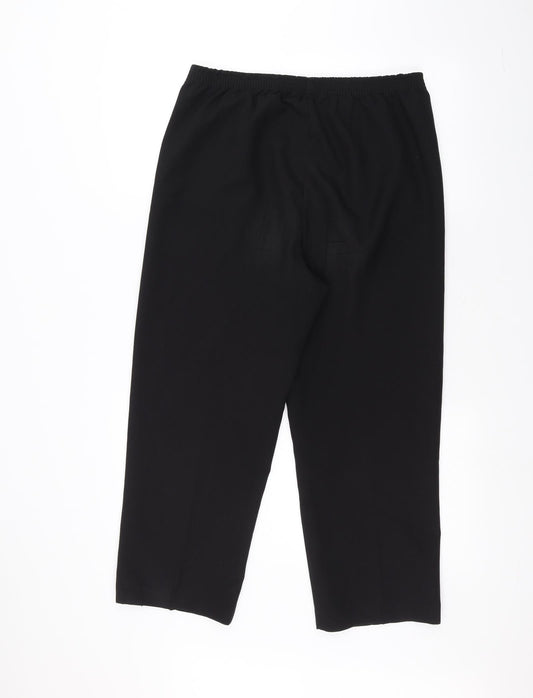 BM Womens Black Trousers Size 12 L22 in