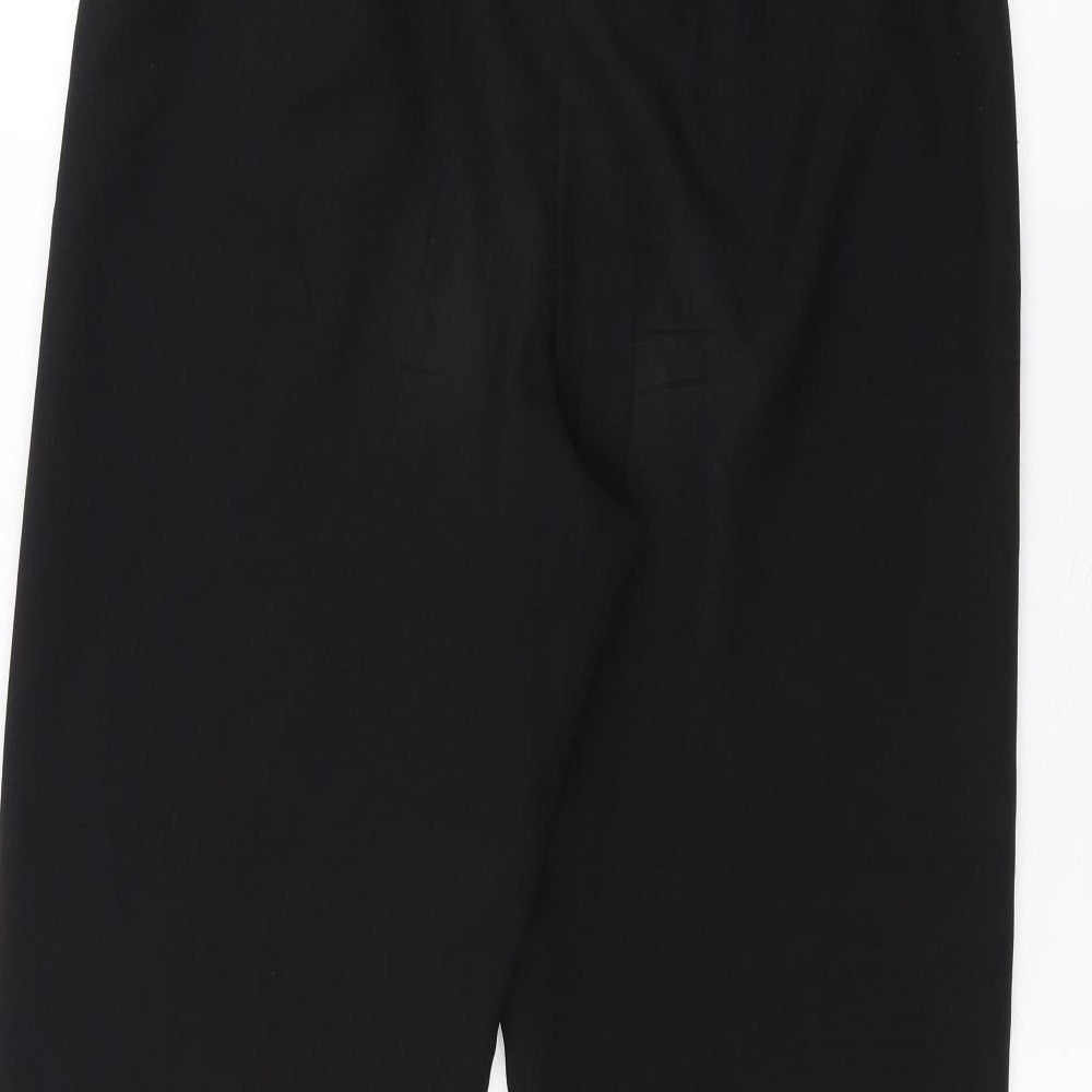 BM Womens Black Trousers Size 12 L22 in