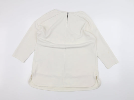 NEXT Womens White Pullover Jumper Size 12