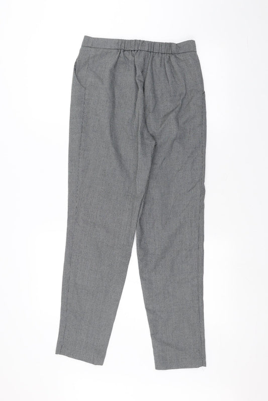 New Look Womens Black Rain Trousers Trousers Size 8 L25 in