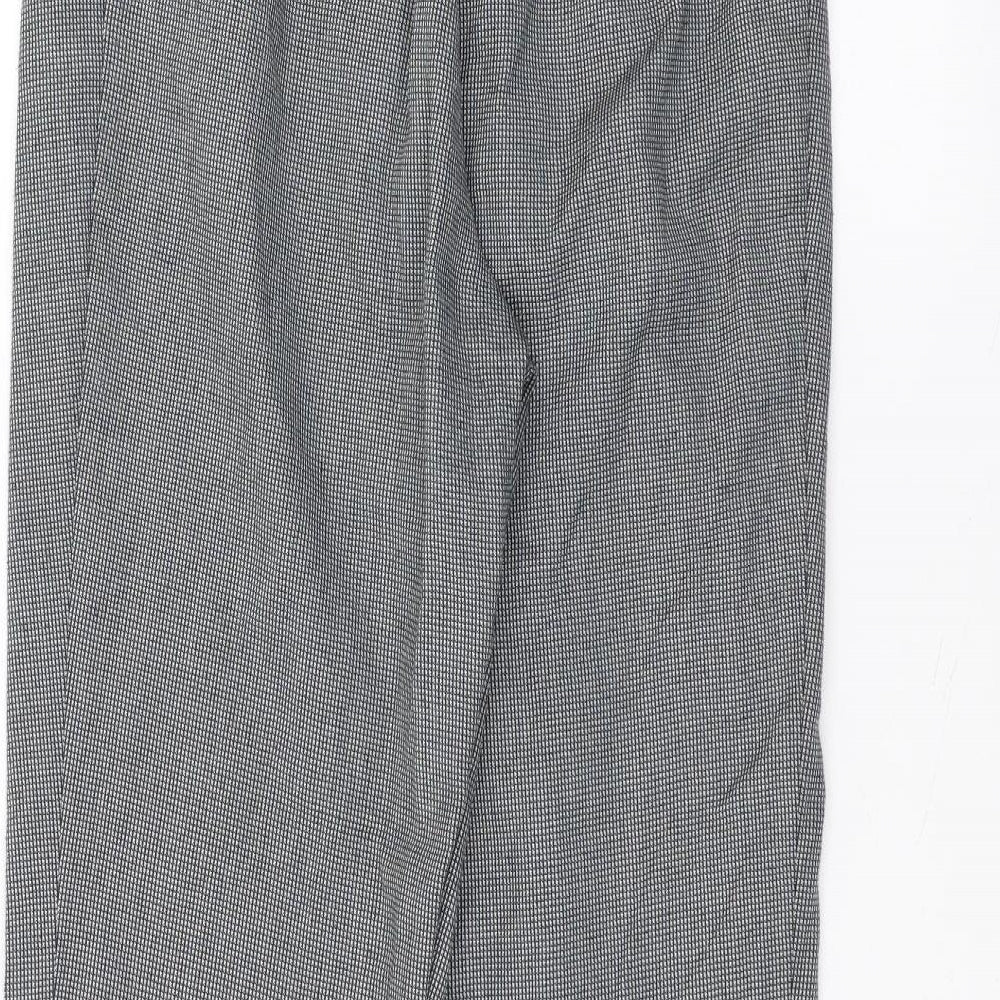 New Look Womens Black Rain Trousers Trousers Size 8 L25 in