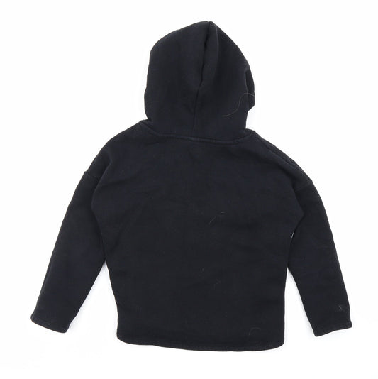 TU Girls Black Pullover Jumper Size 7 Years