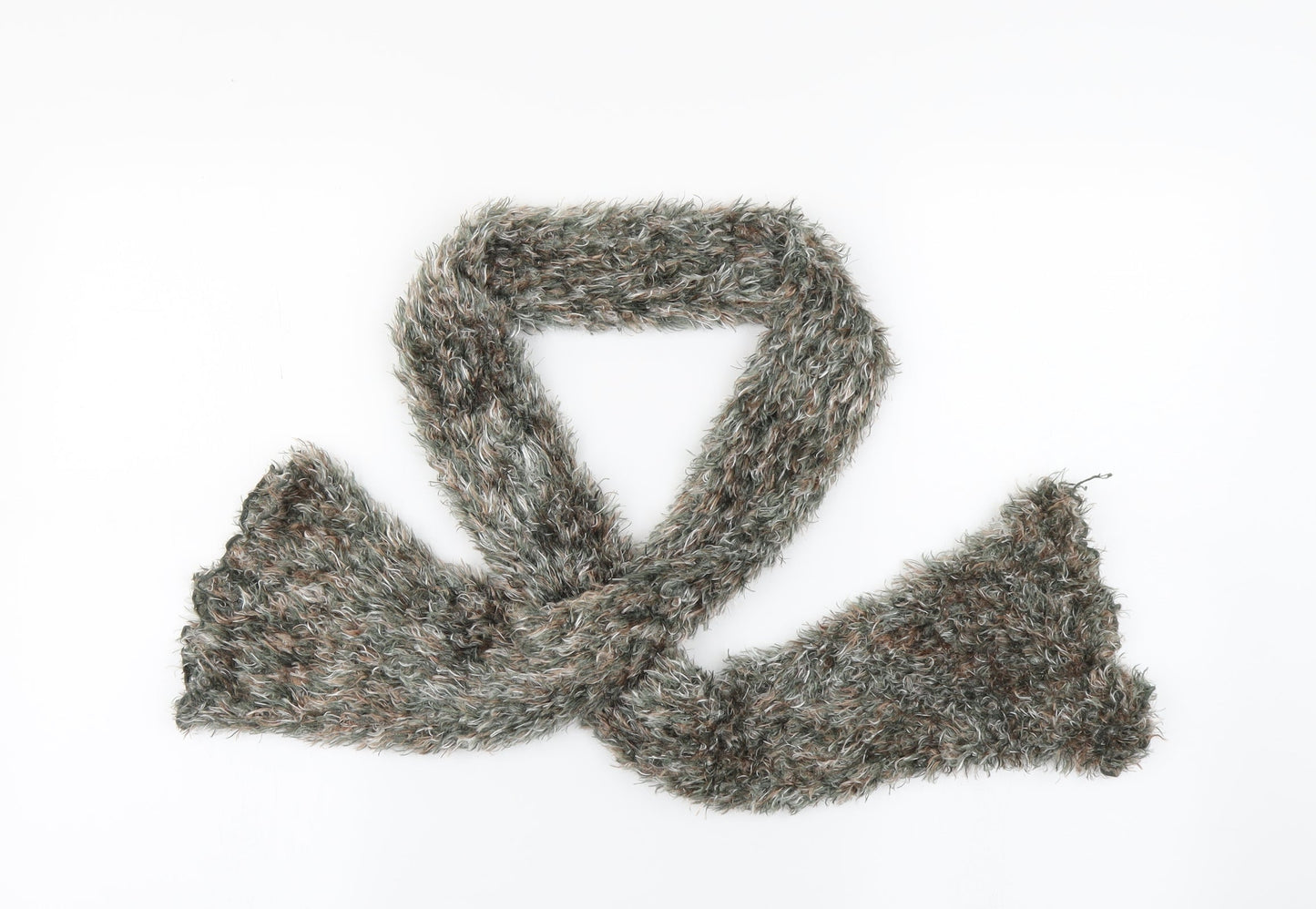 Preworn Green Knit Scarf