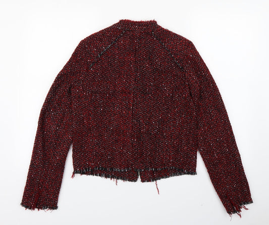 NEXT Womens Red Full Zip Sweatshirt Size 8