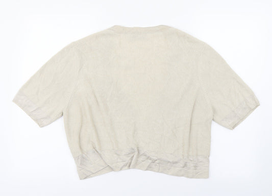 pre una Womens Brown Pullover Jumper Size 20