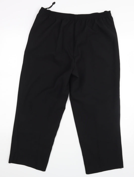 Bonmarche Womens Black Dress Pants Trousers Size 14 L23 in