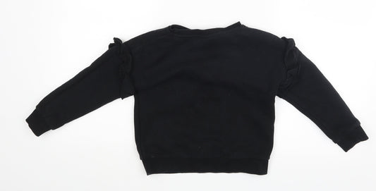 I love girls wear Girls Black Pullover Jumper