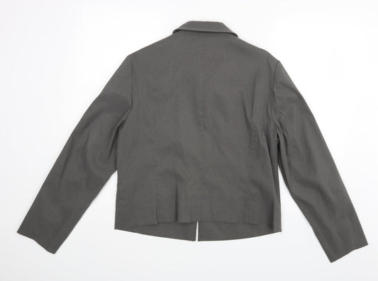 Apart Womens Grey Jacket Blazer Size 16