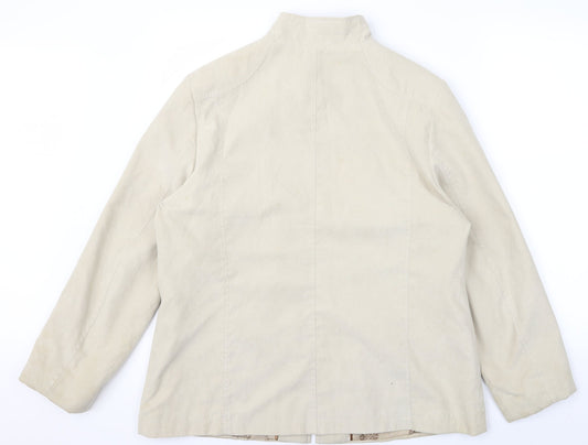 Klass Womens Beige Jacket Size M