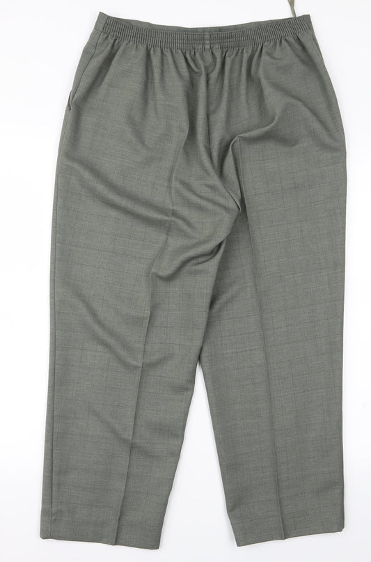 BM Womens Green Trousers Size 14 L23 in