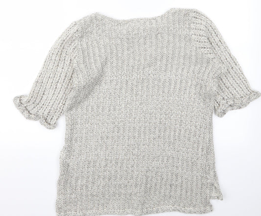 Preworn Womens Beige Pullover Jumper Size 8