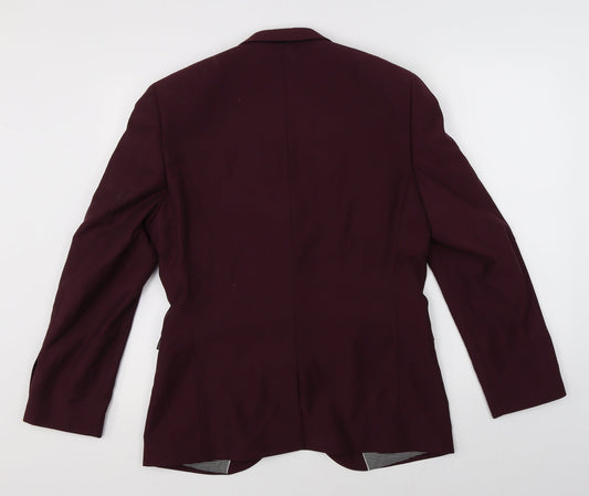 NEXT Womens Purple Jacket Suit Jacket Size 36