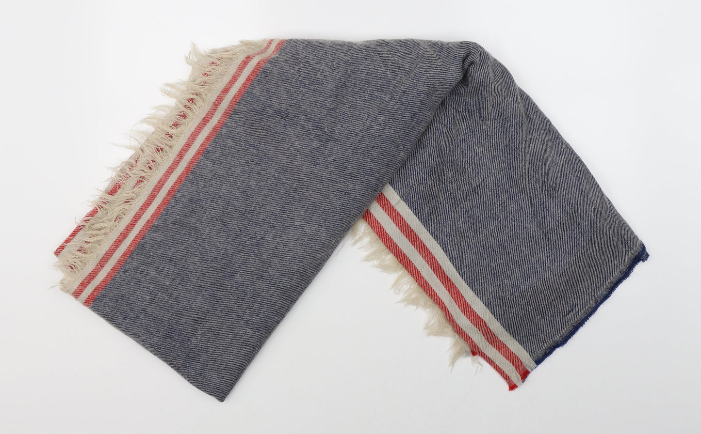 Preworn Unisex Blue Scarf