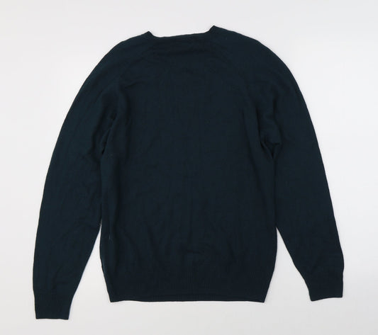 George Mens Green Pullover Jumper Size M
