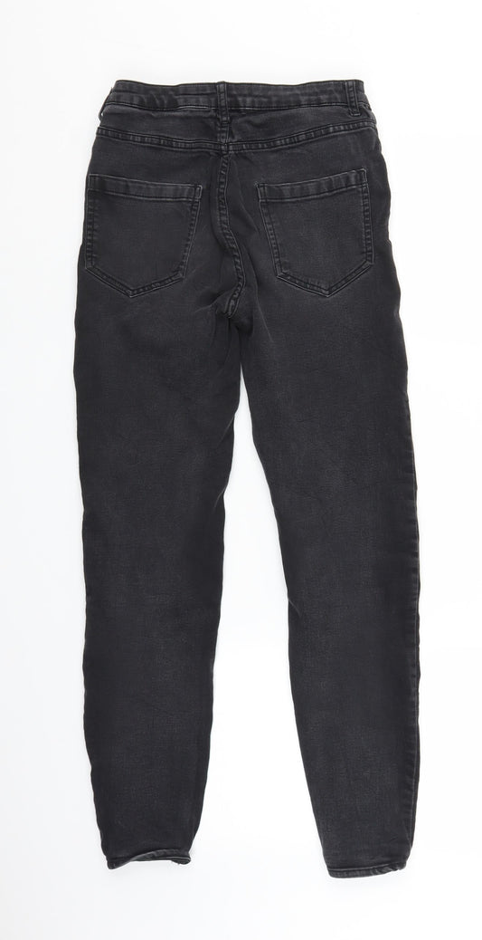 Avenue Womens Black Denim Skinny Jeans Size 10 L26 in