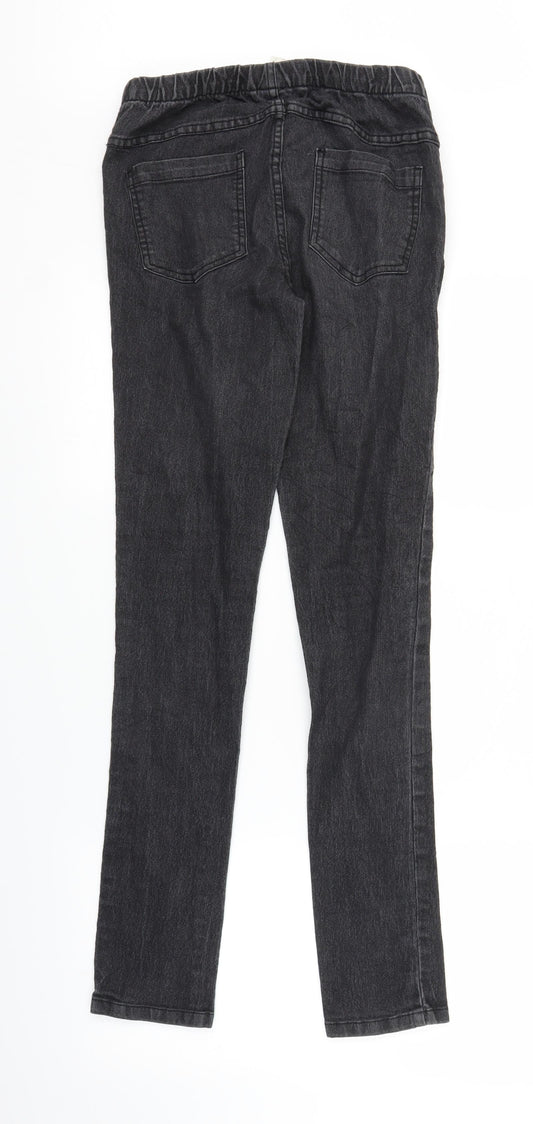 Pieces Womens Black Denim Jegging Jeans Size M L30 in