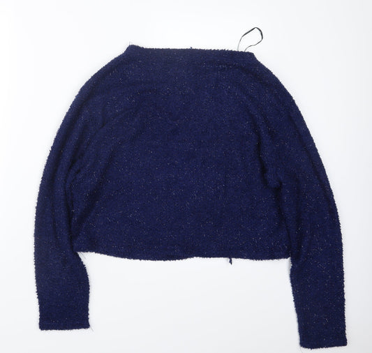 Divided by H&M Womens Blue Knit Pullover Jumper Size L
