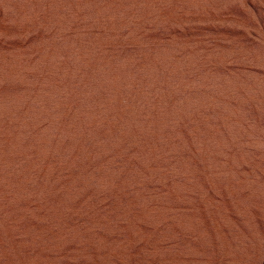 Marks and Spencer Womens Brown Knit Pullover Jumper Size 8