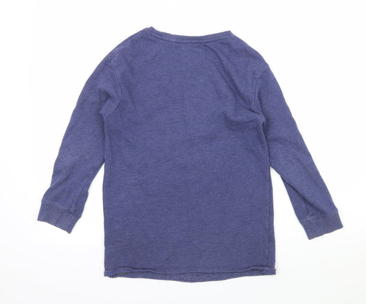 NEXT Girls Blue Jersey Pullover Sweatshirt Size 8 Years - Only Love