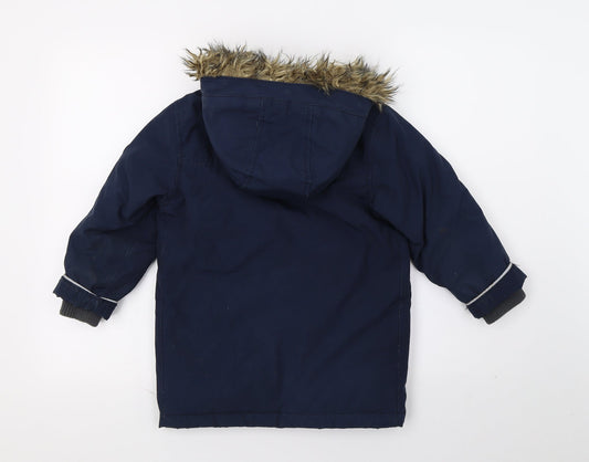Gap Boys Blue Parka Coat Size XS