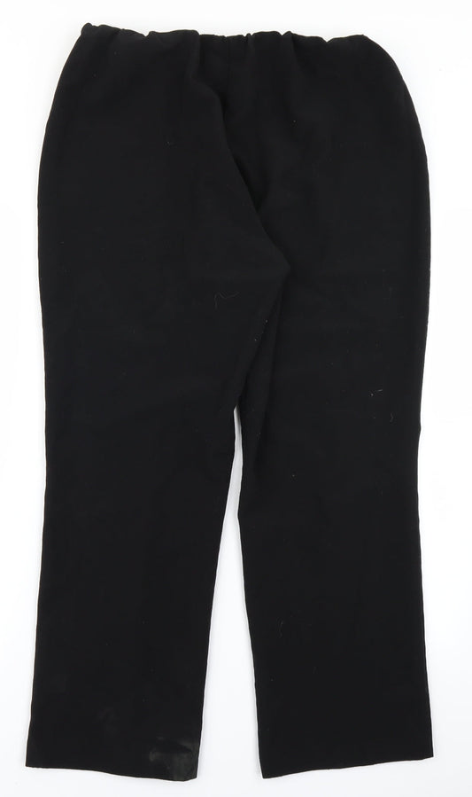 Bonmarché Womens Black Trousers Size 16 L26 in