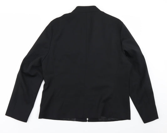 St Michael Womens Black Jacket Size 16