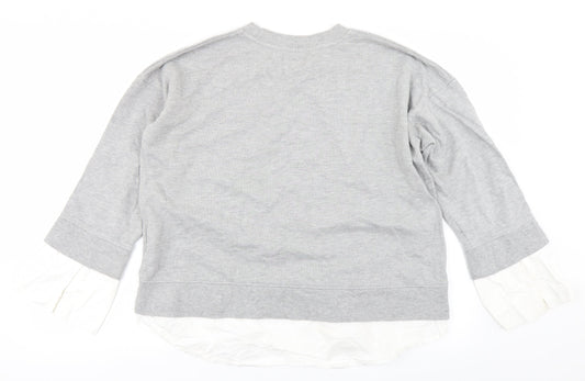NEXT Womens Grey Pullover Sweatshirt Size 16