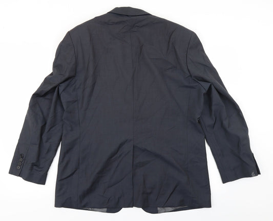 Preworn Mens Blue Jacket Blazer Size 40