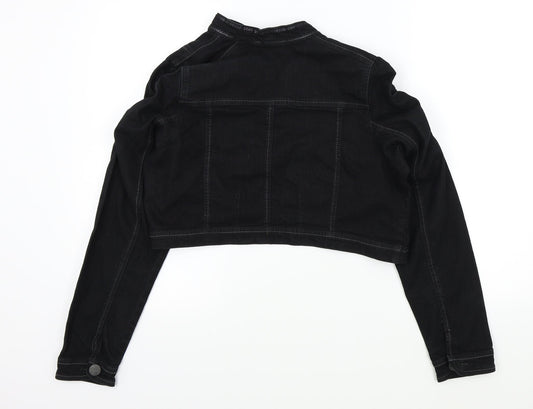 Preworn Womens Black Jacket Size 42