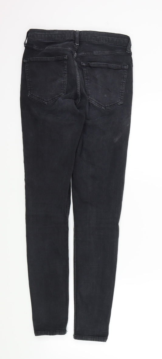 Topshop Womens Black Skinny Jeans Size 30 L29 in