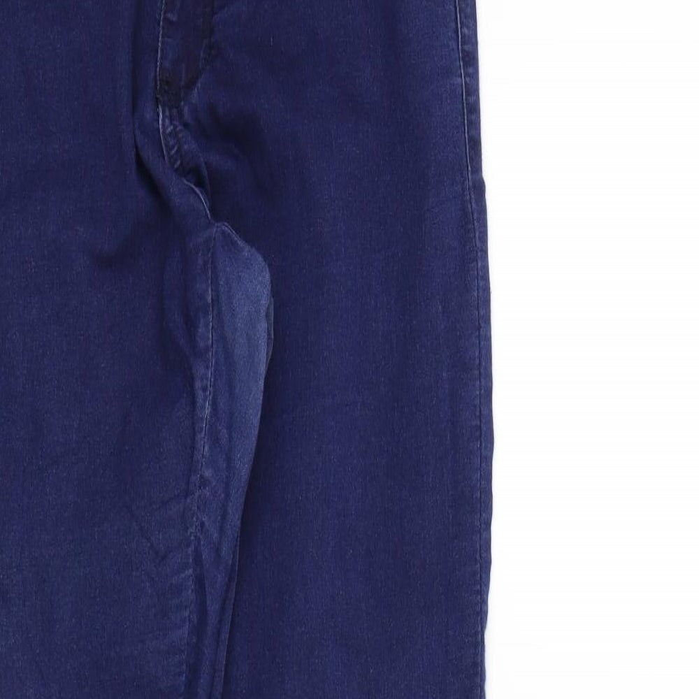 Preworn Womens Blue Straight Jeans Size 12 L28 in