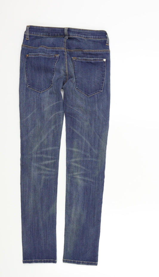 artistic milliners Womens Blue Skinny Jeans Size 6 L28 in