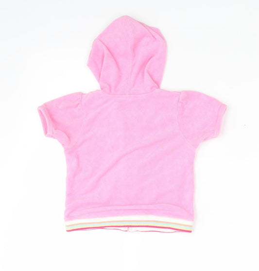 George Girls Pink Cardigan Jumper Size 6-9 Months