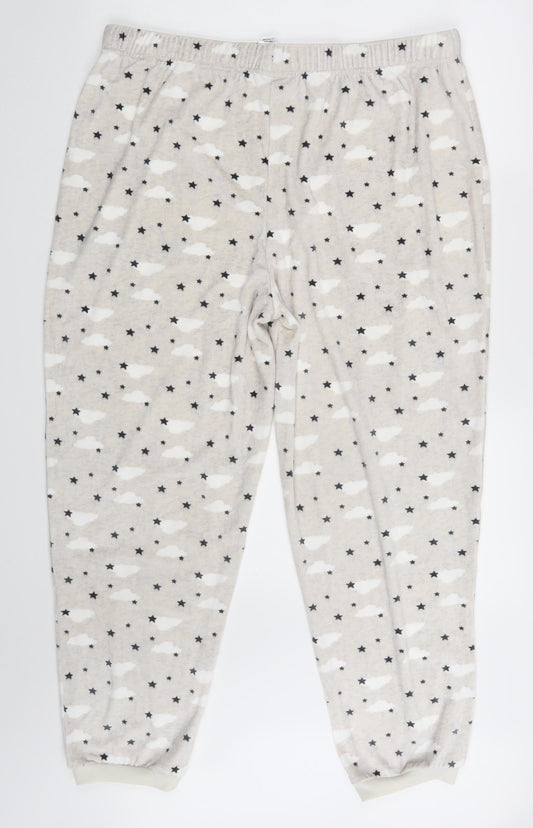 M&Co. Womens Ivory Sweatpants Trousers Size 16 L26 in