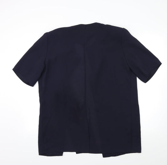 AXENT Womens Blue Jacket Blazer Size 14