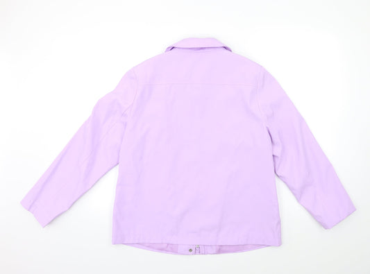 Bonmarché Womens Purple Jacket Coat Size S
