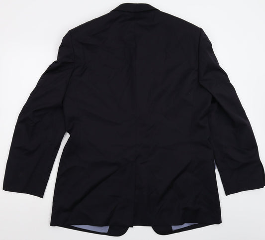 Reda Mens Blue Jacket Suit Jacket Size 42